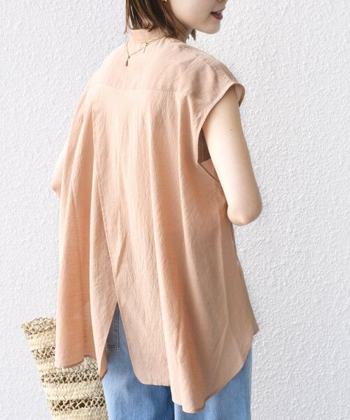 SHIPS / シップス シャツ・ブラウス | 【WEB限定】〈手洗い可能〉サイド ボタン バック レイヤード ブラウス | 詳細19