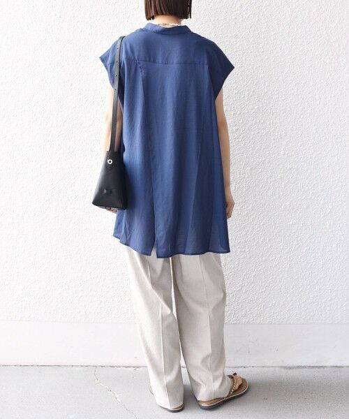 SHIPS / シップス シャツ・ブラウス | 【WEB限定】〈手洗い可能〉サイド ボタン バック レイヤード ブラウス | 詳細29