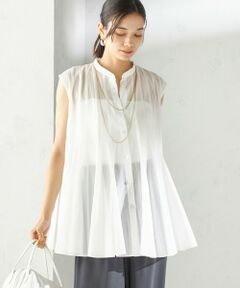 SHIPS / シップス シャツ・ブラウス | 〈手洗い可能〉ボリューム フレア フレンチスリーブ ブラウス