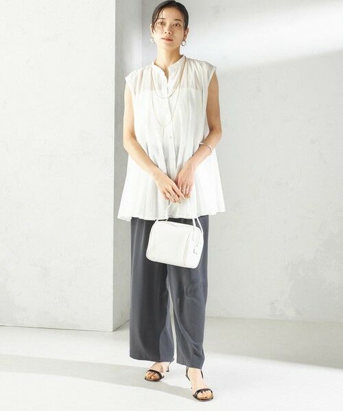 SHIPS / シップス シャツ・ブラウス | 〈手洗い可能〉ボリューム フレア フレンチスリーブ ブラウス | 詳細1