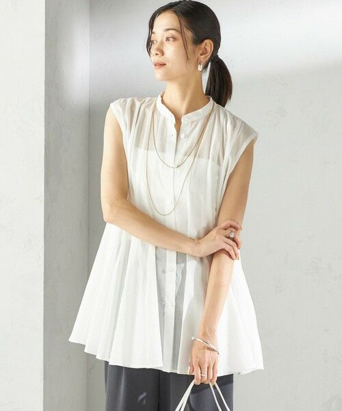 SHIPS / シップス シャツ・ブラウス | 〈手洗い可能〉ボリューム フレア フレンチスリーブ ブラウス | 詳細12