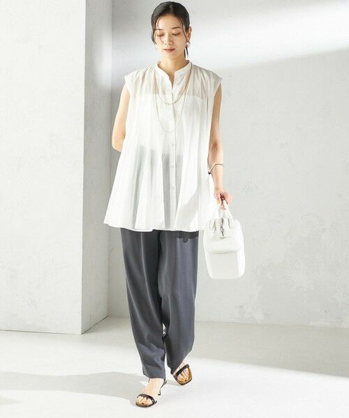 SHIPS / シップス シャツ・ブラウス | 〈手洗い可能〉ボリューム フレア フレンチスリーブ ブラウス | 詳細2