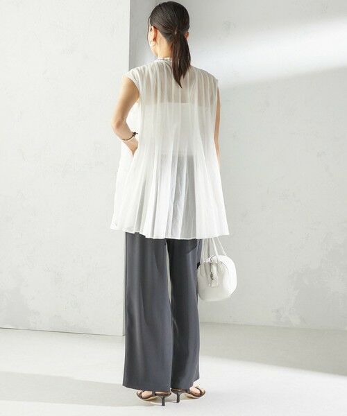 SHIPS / シップス シャツ・ブラウス | 〈手洗い可能〉ボリューム フレア フレンチスリーブ ブラウス | 詳細5