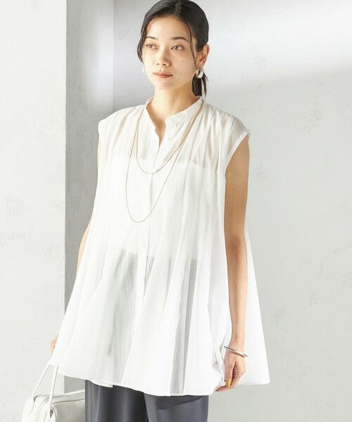 SHIPS / シップス シャツ・ブラウス | 〈手洗い可能〉ボリューム フレア フレンチスリーブ ブラウス | 詳細8