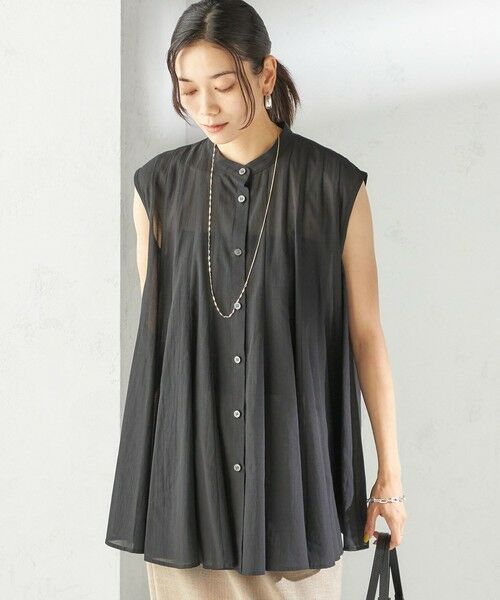 SHIPS / シップス シャツ・ブラウス | 〈手洗い可能〉ボリューム フレア フレンチスリーブ ブラウス | 詳細25