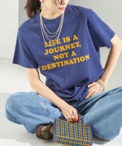 SHIPS / シップス Tシャツ | 【SHIPS別注】Odub:〈手洗い可能〉プリント TEE