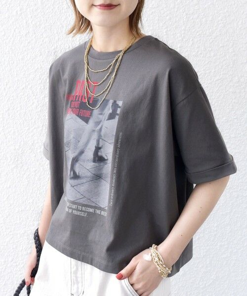 SHIPS別注】81BRANCA:フォト ワイド TEE （Tシャツ）｜SHIPS for