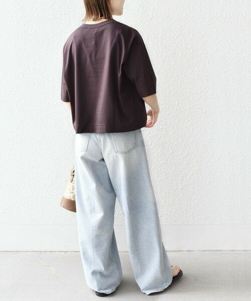 SHIPS / シップス Tシャツ | ワンポイント 刺繍 スムース ワイド TEE | 詳細29