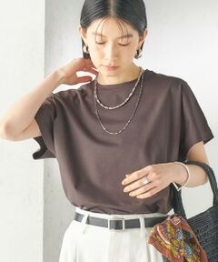 SHIPS / シップス Tシャツ | 《一部追加予約》〈接触冷感〉ポンチ ドルマン TEE