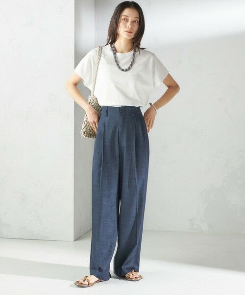 SHIPS / シップス Tシャツ | 〈接触冷感〉ポンチ ドルマン TEE | 詳細1