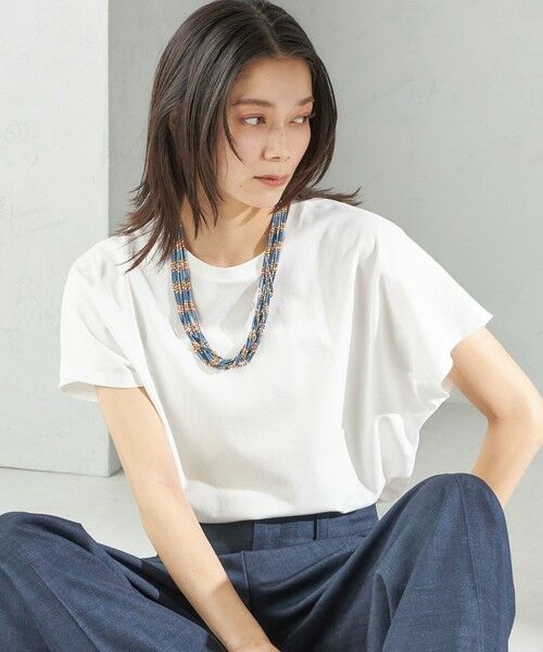 SHIPS / シップス Tシャツ | 〈接触冷感〉ポンチ ドルマン TEE | 詳細13