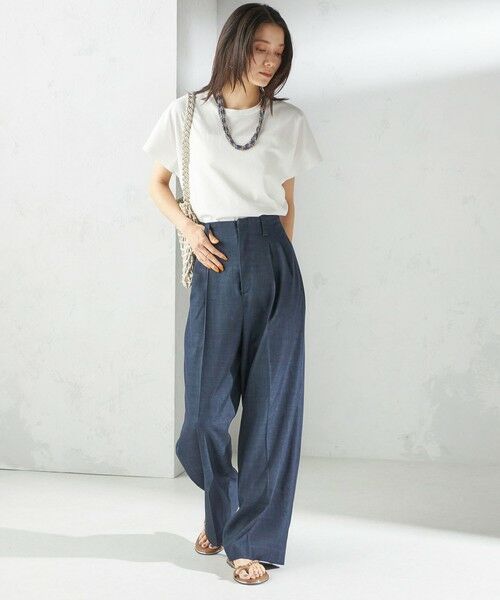 SHIPS / シップス Tシャツ | 〈接触冷感〉ポンチ ドルマン TEE | 詳細2