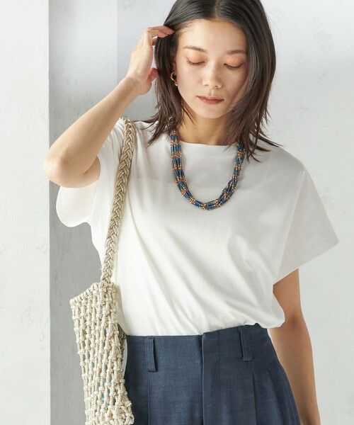 SHIPS / シップス Tシャツ | 〈接触冷感〉ポンチ ドルマン TEE | 詳細7