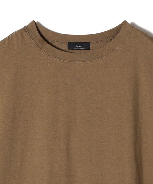 SHIPS / シップス Tシャツ | SHIPS Primary Navy Label:サイロ プレミアム フレンチ スリーブ TEE | 詳細5
