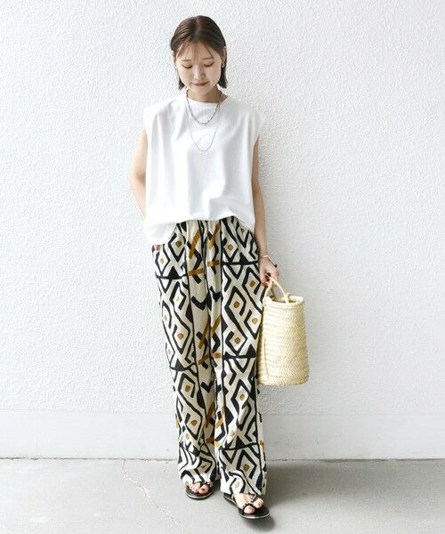 SHIPS / シップス Tシャツ | 〈接触冷感〉ポンチ ノースリーブ プルオーバー | 詳細14