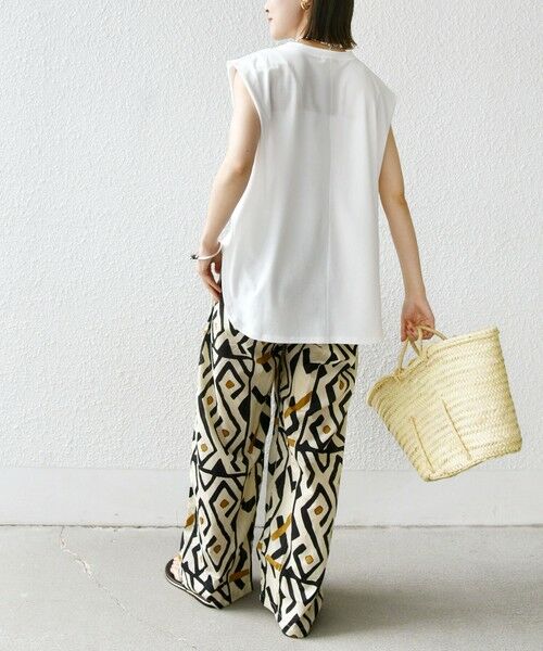 SHIPS / シップス Tシャツ | 〈接触冷感〉ポンチ ノースリーブ プルオーバー | 詳細16