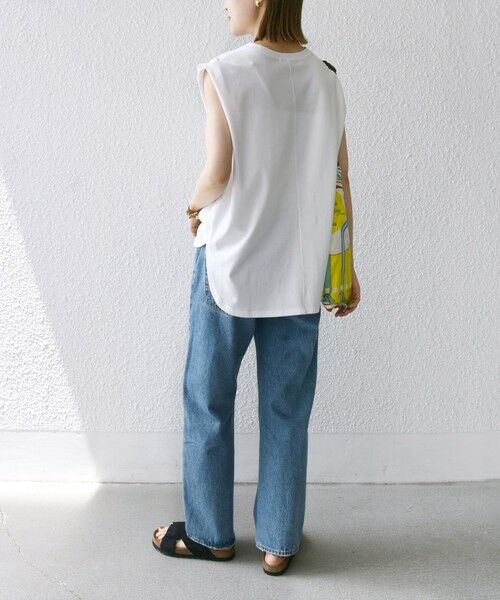 SHIPS / シップス Tシャツ | 〈接触冷感〉ポンチ ノースリーブ プルオーバー | 詳細22