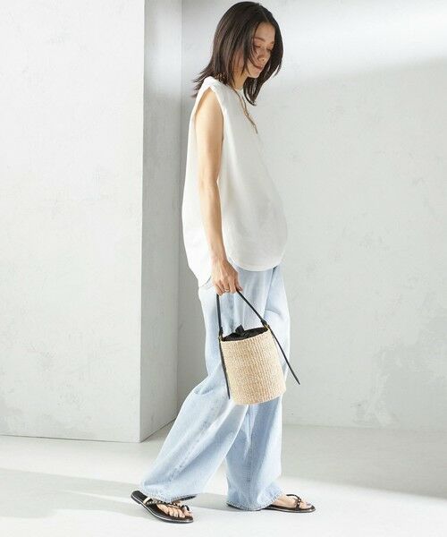 SHIPS / シップス Tシャツ | 〈接触冷感〉ポンチ ノースリーブ プルオーバー | 詳細5