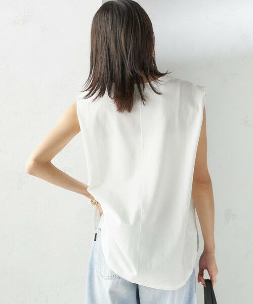 SHIPS / シップス Tシャツ | 〈接触冷感〉ポンチ ノースリーブ プルオーバー | 詳細8