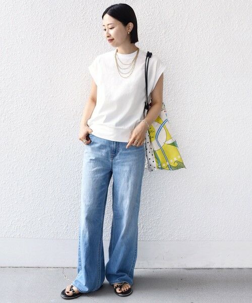 SHIPS / シップス Tシャツ | 〈手洗い可能〉DEPEND アムンゼン ノースリーブ カットソー | 詳細1