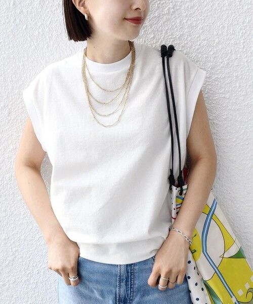 SHIPS / シップス Tシャツ | 〈手洗い可能〉DEPEND アムンゼン ノースリーブ カットソー | 詳細5