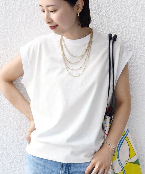 SHIPS / シップス Tシャツ | 〈手洗い可能〉DEPEND アムンゼン ノースリーブ カットソー | 詳細6