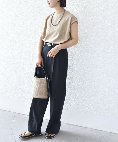 SHIPS / シップス Tシャツ | 〈手洗い可能〉DEPEND アムンゼン ノースリーブ カットソー | 詳細22