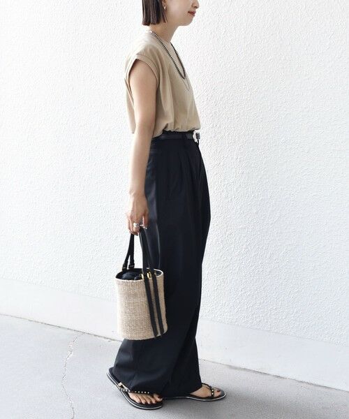 SHIPS / シップス Tシャツ | 〈手洗い可能〉DEPEND アムンゼン ノースリーブ カットソー | 詳細24