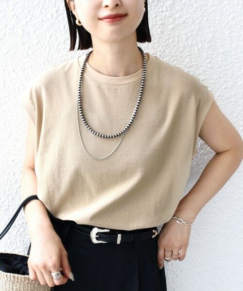 SHIPS / シップス Tシャツ | 〈手洗い可能〉DEPEND アムンゼン ノースリーブ カットソー | 詳細25