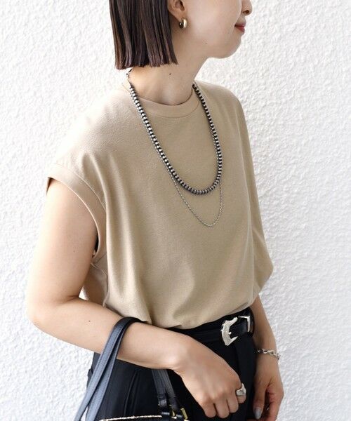 SHIPS / シップス Tシャツ | 〈手洗い可能〉DEPEND アムンゼン ノースリーブ カットソー | 詳細28