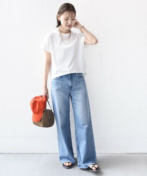 SHIPS / シップス カットソー | 〈接触冷感 / UVカット〉コクーン フレンチ スリーブ プルオーバー | 詳細1