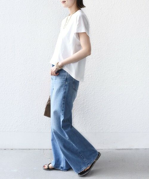 SHIPS / シップス カットソー | 〈接触冷感 / UVカット〉コクーン フレンチ スリーブ プルオーバー | 詳細3