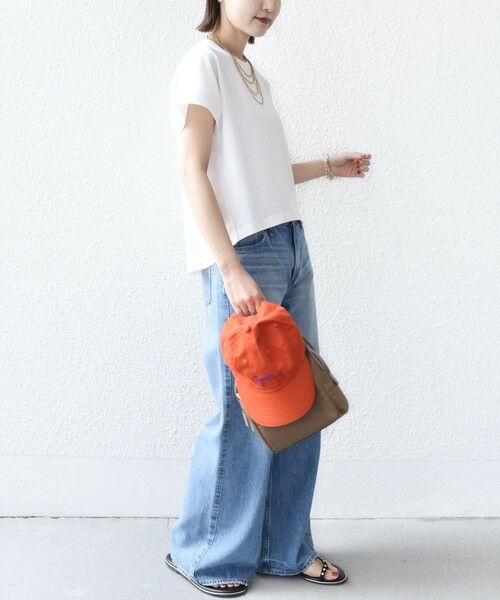 SHIPS / シップス カットソー | 〈接触冷感 / UVカット〉コクーン フレンチ スリーブ プルオーバー | 詳細5