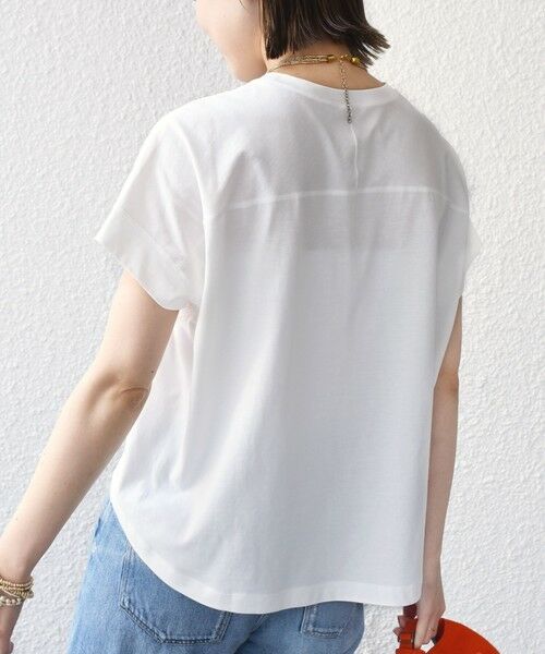 SHIPS / シップス カットソー | 〈接触冷感 / UVカット〉コクーン フレンチ スリーブ プルオーバー | 詳細7