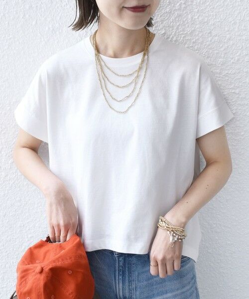 SHIPS / シップス カットソー | 〈接触冷感 / UVカット〉コクーン フレンチ スリーブ プルオーバー | 詳細9