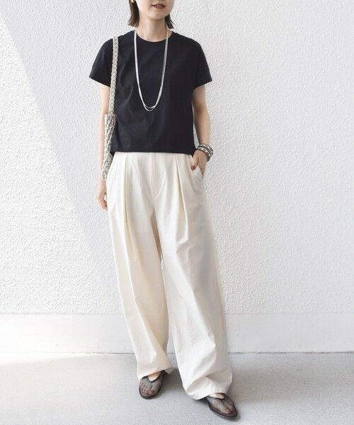 SHIPS / シップス カットソー | 〈接触冷感 / UVカット〉コクーン フレンチ スリーブ プルオーバー | 詳細13