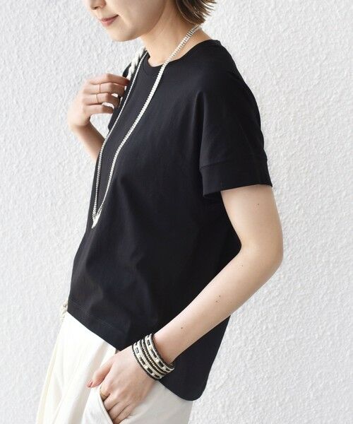 SHIPS / シップス カットソー | 〈接触冷感 / UVカット〉コクーン フレンチ スリーブ プルオーバー | 詳細16