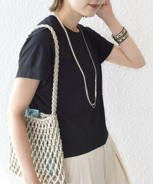 SHIPS / シップス カットソー | 〈接触冷感 / UVカット〉コクーン フレンチ スリーブ プルオーバー | 詳細18