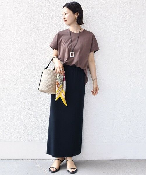 SHIPS / シップス カットソー | 〈接触冷感 / UVカット〉コクーン フレンチ スリーブ プルオーバー | 詳細22