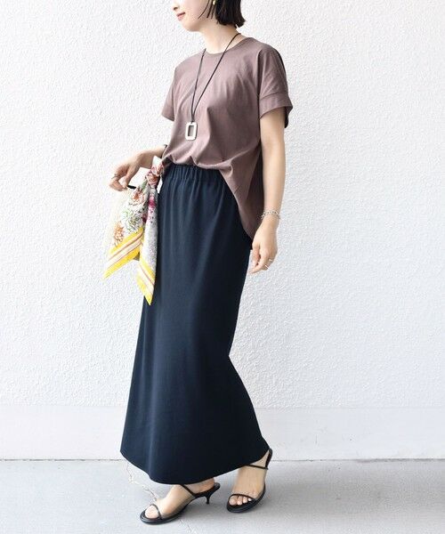 SHIPS / シップス カットソー | 〈接触冷感 / UVカット〉コクーン フレンチ スリーブ プルオーバー | 詳細23