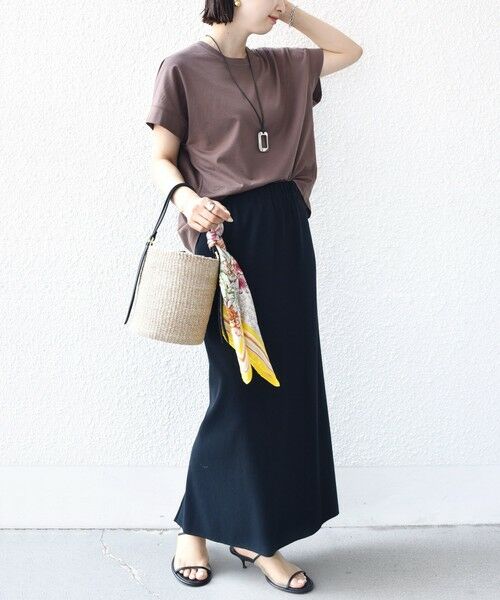 SHIPS / シップス カットソー | 〈接触冷感 / UVカット〉コクーン フレンチ スリーブ プルオーバー | 詳細25