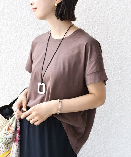 SHIPS / シップス カットソー | 〈接触冷感 / UVカット〉コクーン フレンチ スリーブ プルオーバー | 詳細27