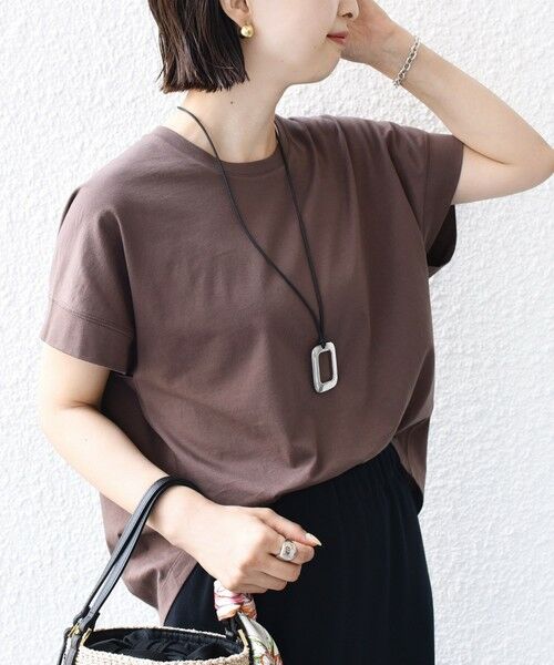 SHIPS / シップス カットソー | 〈接触冷感 / UVカット〉コクーン フレンチ スリーブ プルオーバー | 詳細29