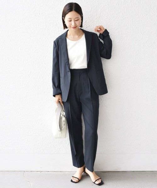 SHIPS / シップス タンクトップ | 2WAY サテン × カットソー スクエア タンクトップ | 詳細9