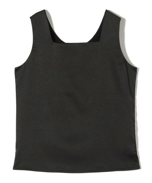 SHIPS / シップス タンクトップ | 2WAY サテン × カットソー スクエア タンクトップ | 詳細21