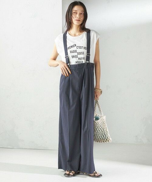 SHIPS / シップス Tシャツ | プラチナ ヴェール フレンチ スリーブ TEE | 詳細1