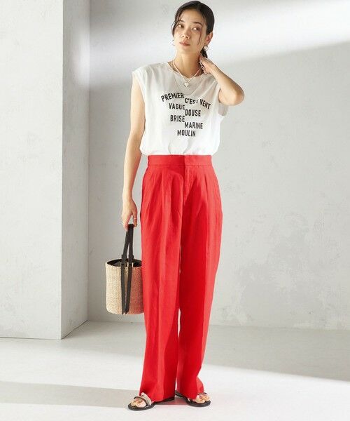 SHIPS / シップス Tシャツ | プラチナ ヴェール フレンチ スリーブ TEE | 詳細13