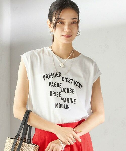 プラチナ ヴェール フレンチ スリーブ TEE （Tシャツ）｜SHIPS