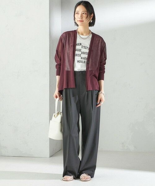 SHIPS / シップス Tシャツ | プラチナ ヴェール フレンチ スリーブ TEE | 詳細17