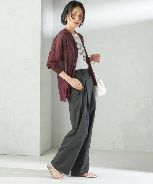 SHIPS / シップス Tシャツ | プラチナ ヴェール フレンチ スリーブ TEE | 詳細18